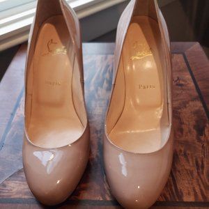 Christian Louboutin Patent Leather Wedge